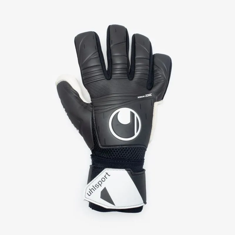 Luva De Goleiro uhlsport Supersoft HN - Preto e Branco Cor:Preto;Tamanho:9