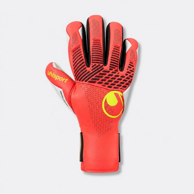 Luva De Goleiro uhlsport FM Absolutgrip HN Vermelho - Preto e Amarelo Luva De Goleiro uhlsport Fm Absolutgrip Hn Vermelho - Preto - Amarelo - Vermelho - 10