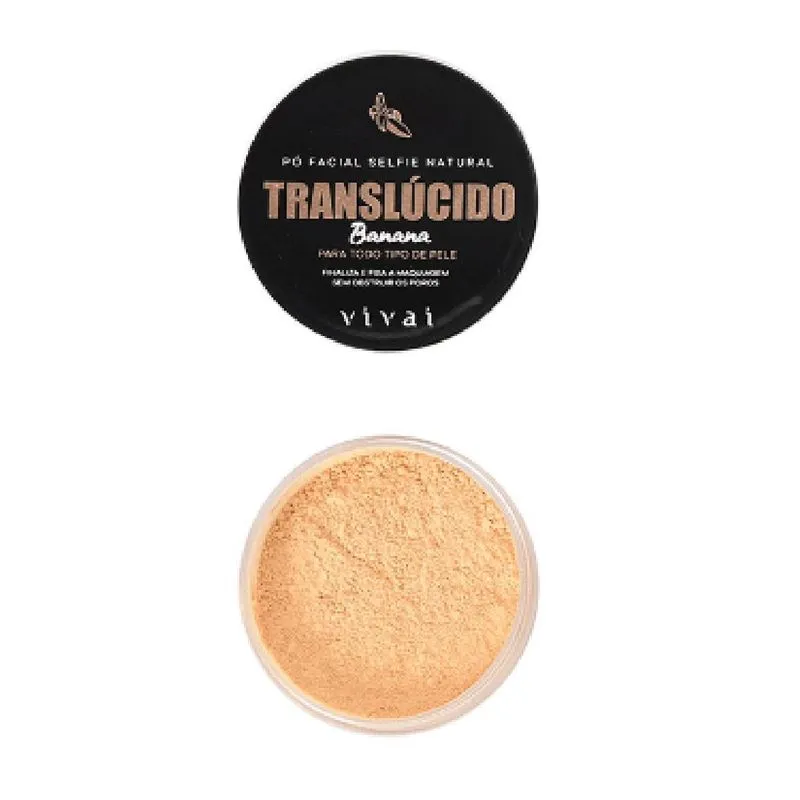 Pó Facial Translúcido Selfie Natural Vivai - Banana, Bronzer