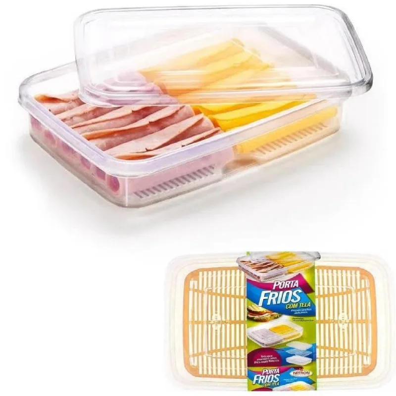 Porta Frios Colorido 140g - 18x9x24 Cm Resiste