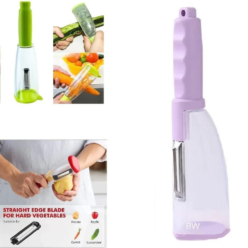 Descascador E Fatiador Legumes Com Dispenser - 20x5cm