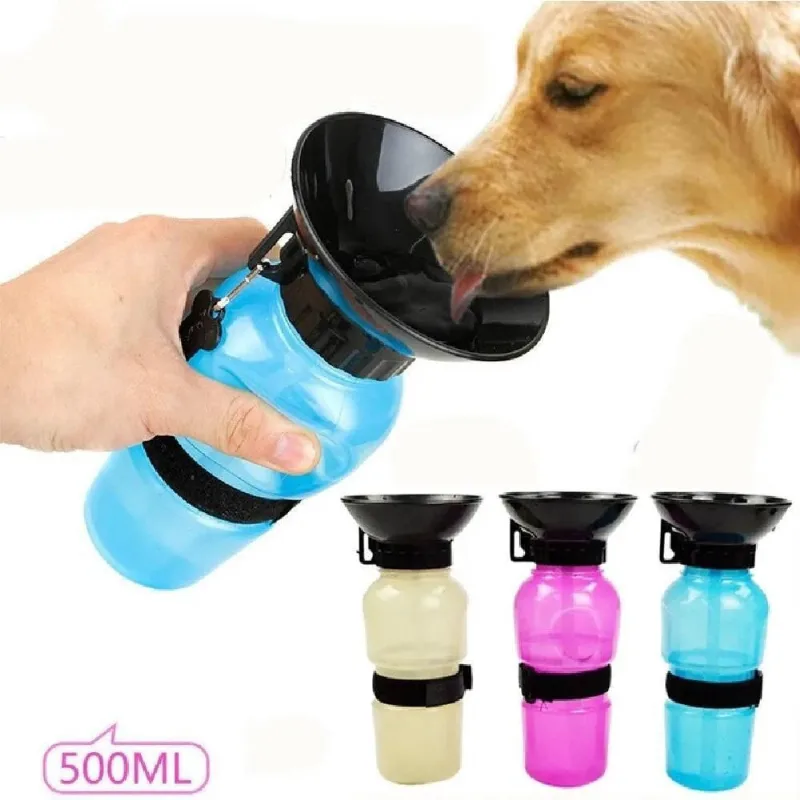Garrafa Bebedouro Água Portátil Pet Aqua Dog