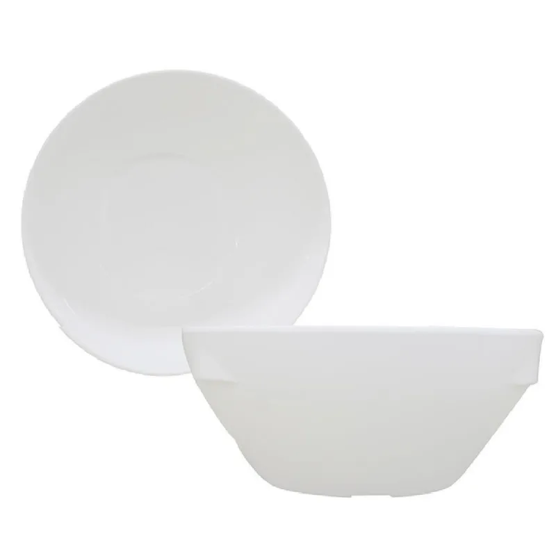 Saladeira Branca 10cm - Saladas E Sobremesas