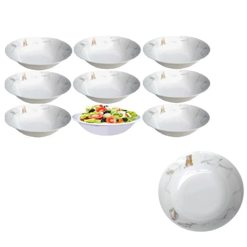 10 Tigelas Bowl Cumbuca Melamina 850ml | Plaza | Redondo