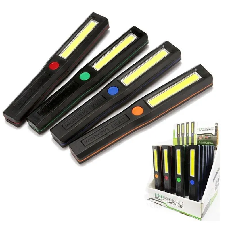 24 Lanternas Led Cob Ímã Portátil Luz Emergência