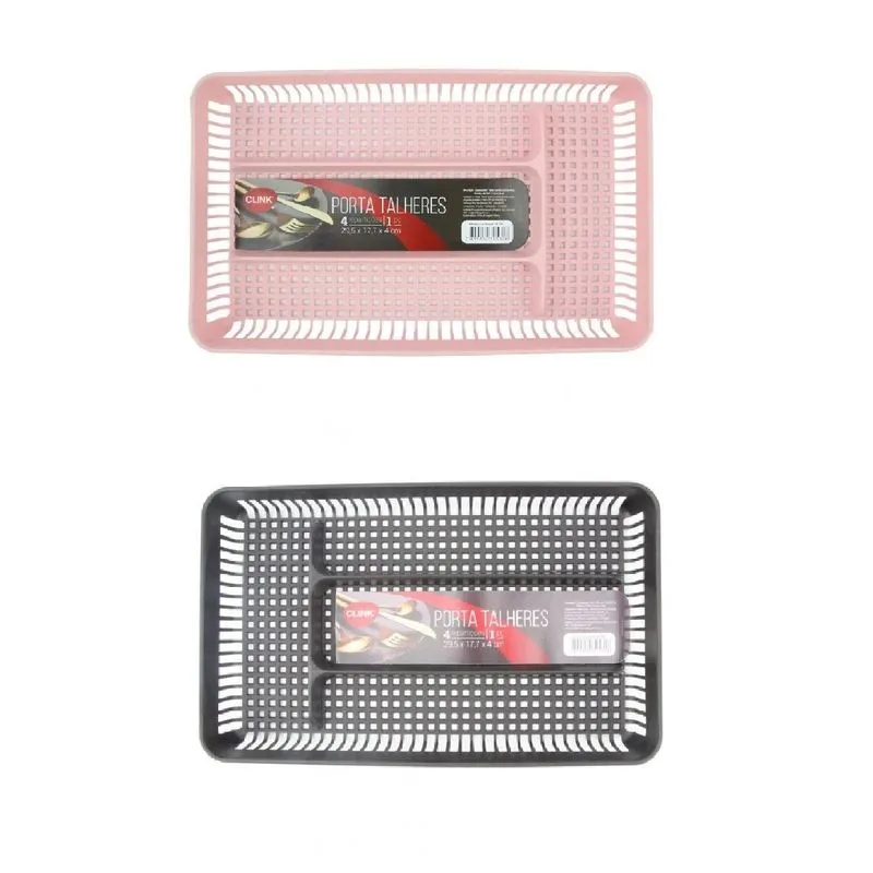 Organizador Divisor Porta Talheres Branco - Clink