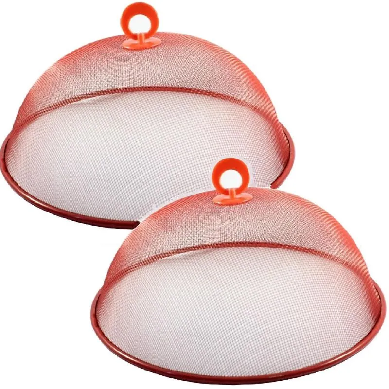 Tela Protetora Alimentos 28cm - Azul/branco (2 Unidades)