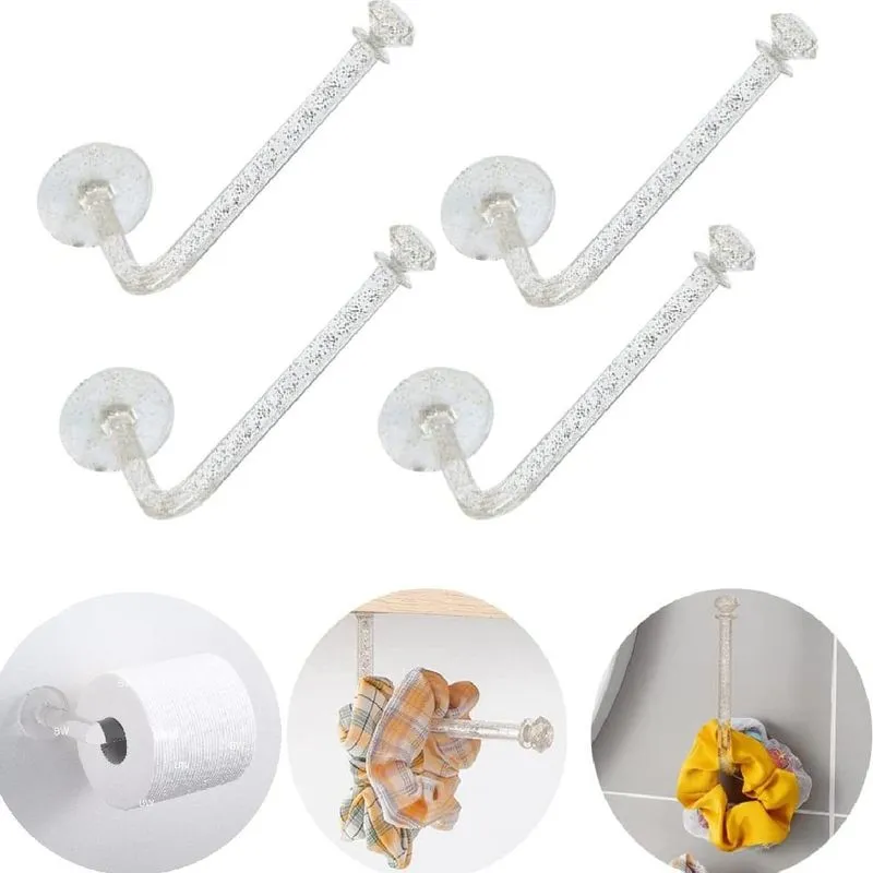 Suporte Rolo Papel Higiênico Acrílico (4 Unid.)
