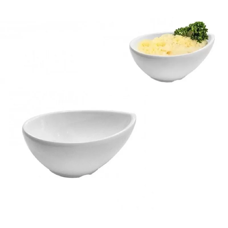 Molheira Gota Para Finger Food Melamina 150ml Branca (6)