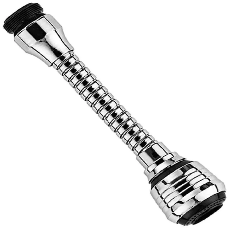 Extensor Torneira Flexível 360° - Preto/cinza - Eco Água