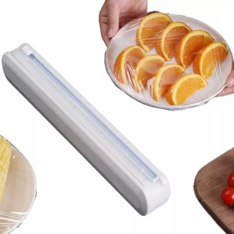 Cortador Dispenser Plástico Filme Cozinha 36,5cm
