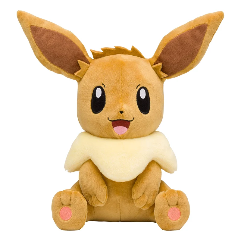Pokemon Center Original Plush Doll Eevee Sit down Doll Life Size H31xW33xD25cm