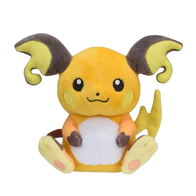 Pokemon Center Origital Pokemon fit Plush Doll Raichu H12.5xW16xD7cm Polyester