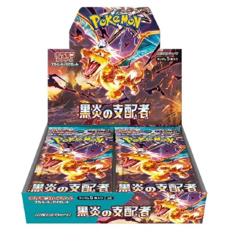 Japanese Pokemon Pokemon TCG Ruler Of The Black Flame Booster Box sv3 Japanese Gameology