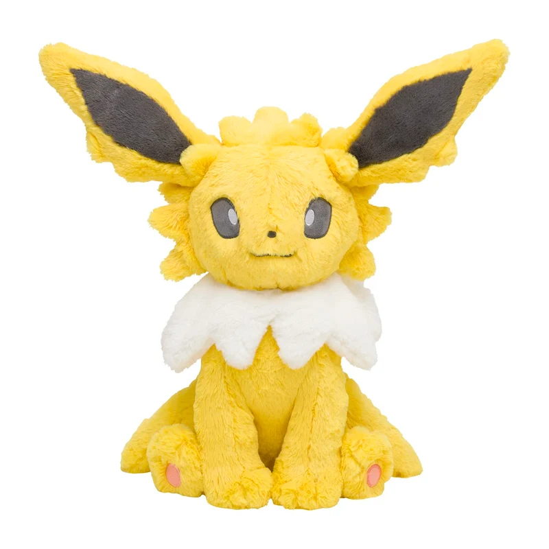 Pokemon Center Original Fluffy Hugging Plush Doll Jolteon H36xW45xD25cm NEW