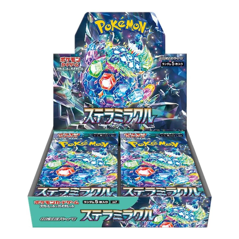 Japanese Pokemon Pokemon Stellar Miracle Booster Box sv7a Japanese Gameology