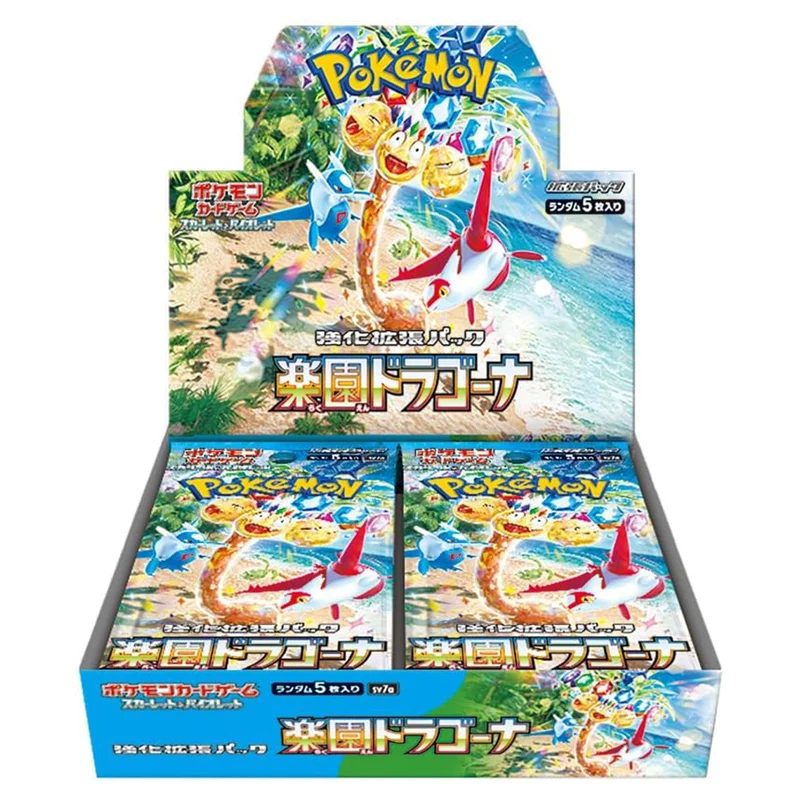 Japanese Pokemon Pokemon TCG Scarlet Violet Paradise Dragona sv7a Booster Box Japanese Gameology