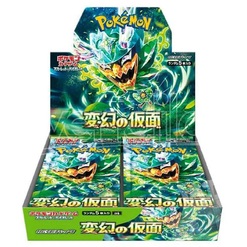 Japanese Pokemon Pokemon TCG sv6 Mask of Change Twilight Masquerade Booster Box Japanese Gameology