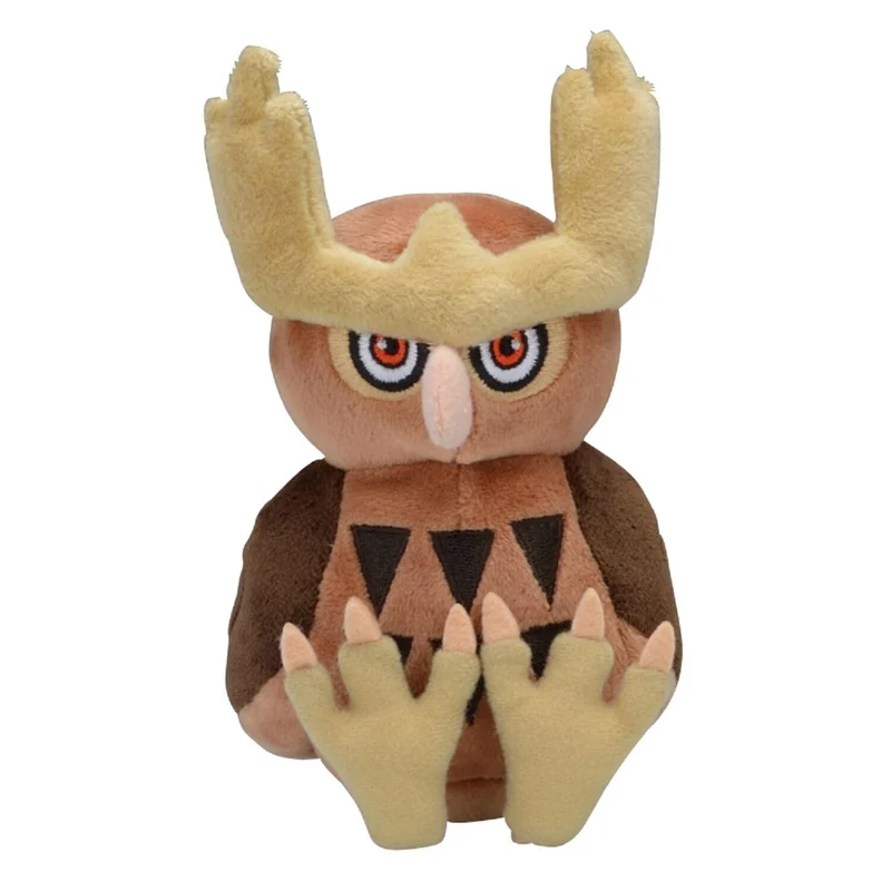 Pokemon Center Original Pokemon fit Plush Doll Noctowl H15xW9xD12cm Polyester