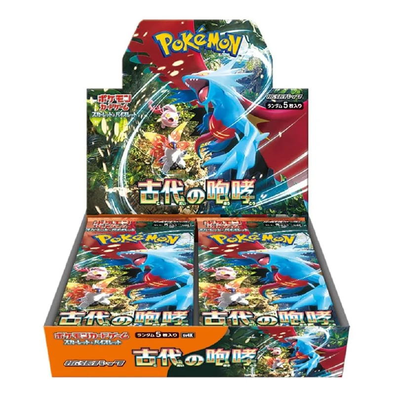 Japanese Pokemon Pokemon Scarlet & Violet SV4K Ancient Roar Booster Box Japanese Gameology