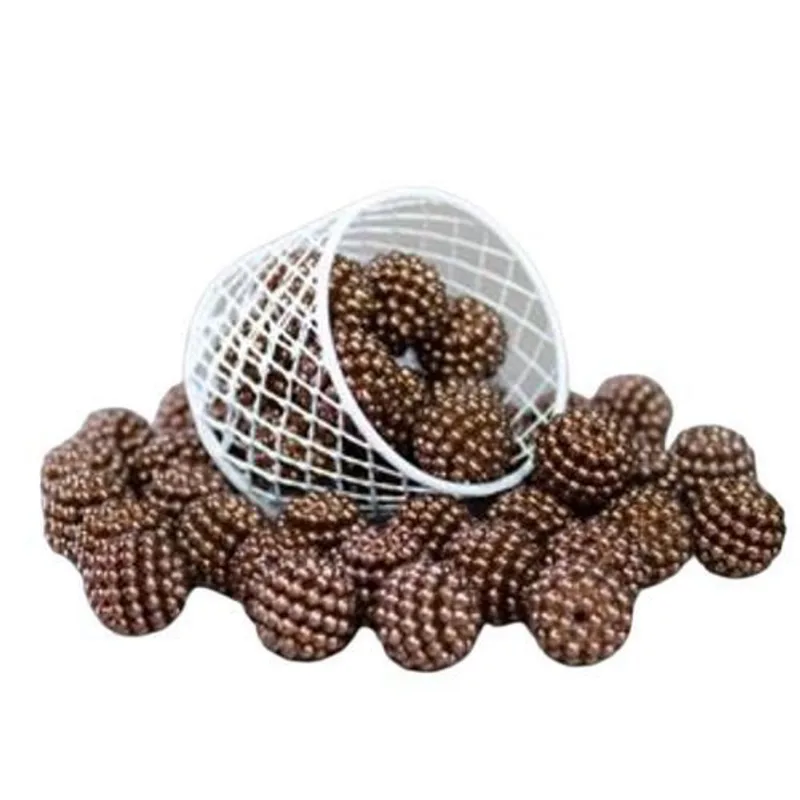 Perola Craquelada Passante Amora 10mm Abs Com 100 Unidades