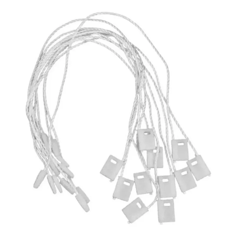 Cordão Tag Lacre De Segurança Branco 19cm Com 100 Unidades