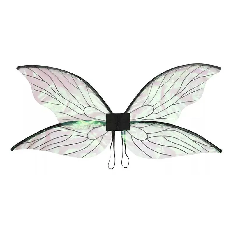 Asa De Borboleta Fadinha Infantil Verde