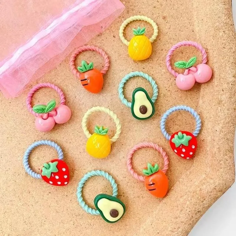 Kit Mini Elásticos De Cabelo Infantil 2cm Com 10 Unidades