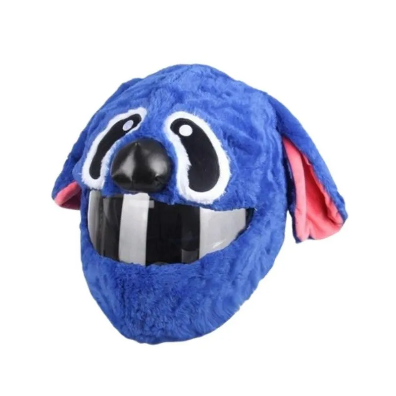 Capa Universal Para Capacete Em Pelúcia Stitch Moto