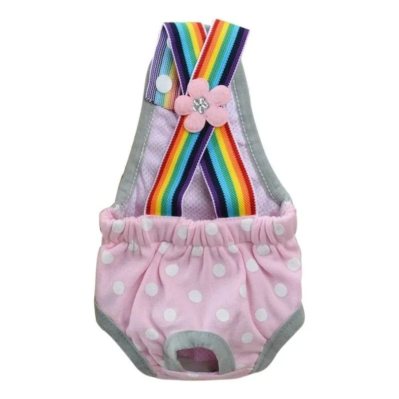 Calcinha Higiênica Reutilizável Para Pet Cão Tam. L Rosa