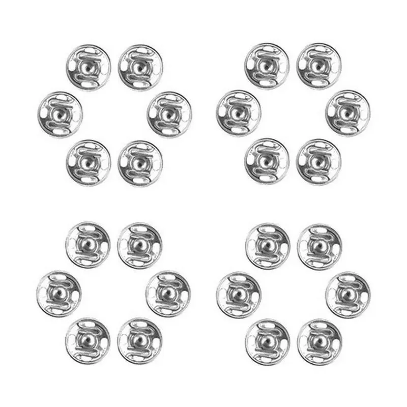 Colchete De Pressão N.0 Níquel 7mm Cartela Com 36 Peças