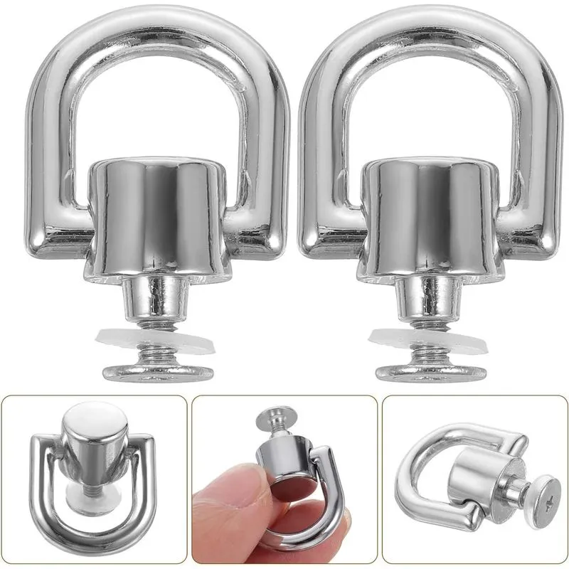 Porta Alça De Metal Para Bolsa 1.5cm Níquel Com 2 Unidades