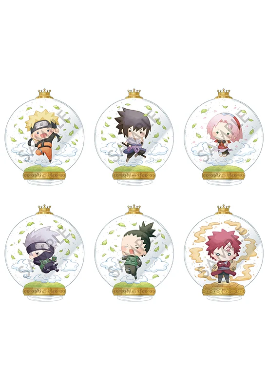 NARUTO Shippuden MEGAHOUSE Globe Acrylic Stand Here we come with the shine！(1-6pc) 1 Random pc