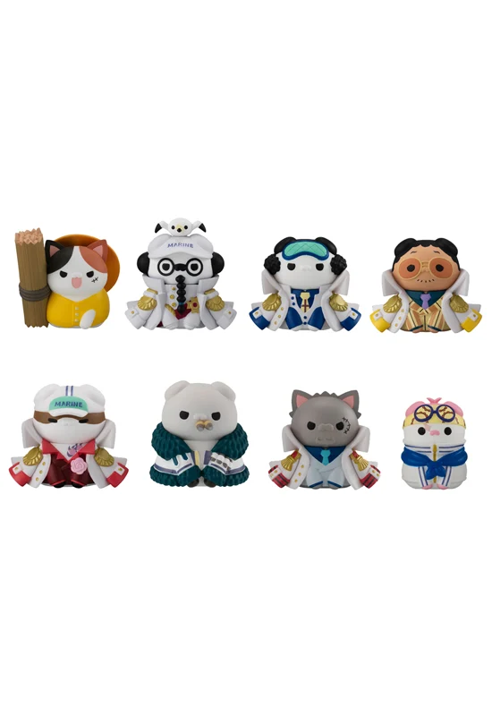 ONE PIECE MEGAHOUSE MEGA CAT PROJECT Nyan Piece Nyan！ Ver. Luffy VS Marines 1 Random PC