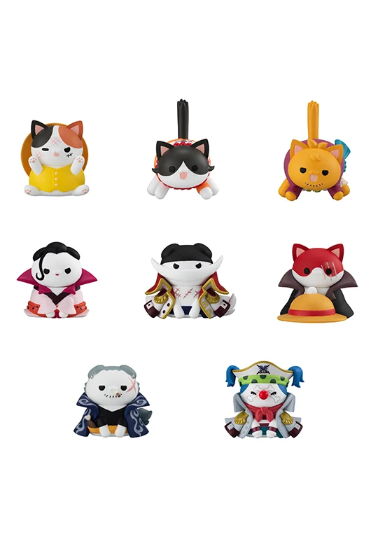 ONE PIECE MEGAHOUSE MEGA CAT PROJECT Nyan Piece Nyan! Ver. Luffy＆Paramount War of Marineford 1 Random Figure