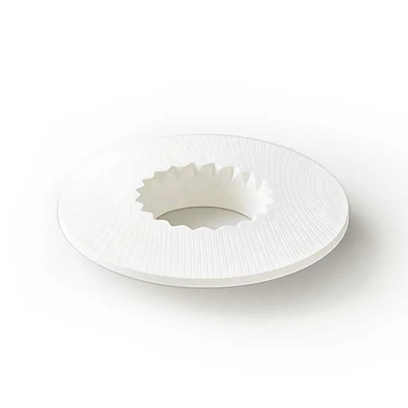 Suporte para Coador Origami em Resina Pet Branco
