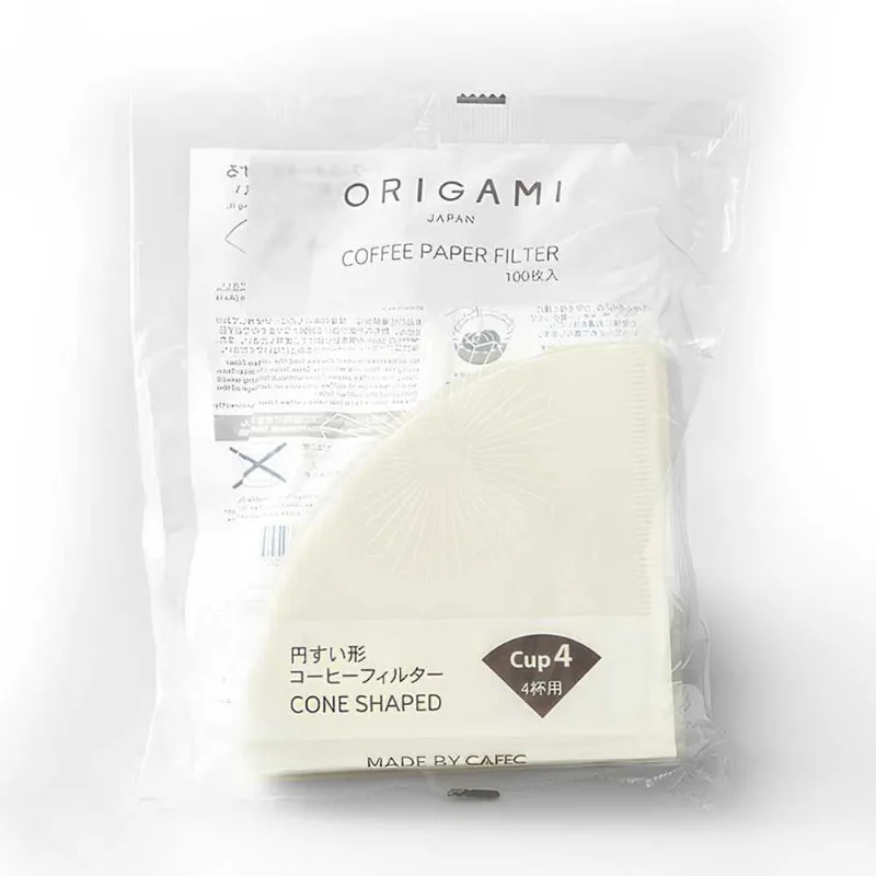 Filtro Origami Branco 100 Unidades Tamanho 02