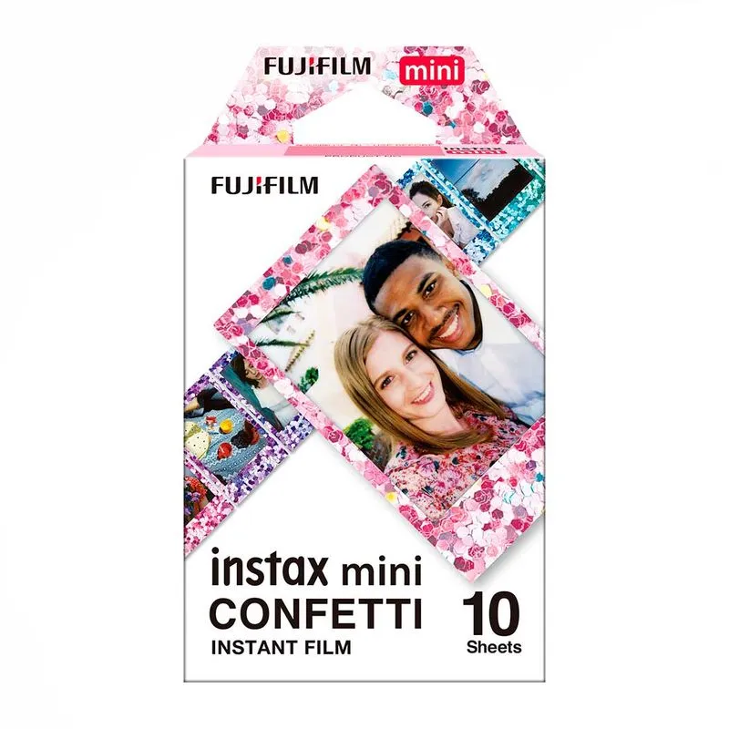 Película Instax Mini x 10, diseño Confetti