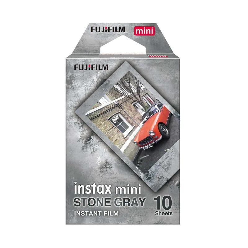 Película Fujifilm Instax Mini Stone Gray x 10 unidades
