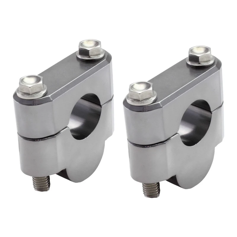 Zeta Handlebar Rise Kit 19mm Height - 22.2mm Bar - Titanium