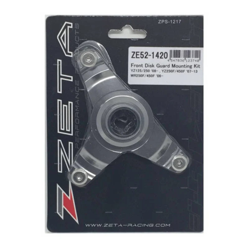 Zeta Front Disc Guard Mounting Kit - Yamaha YZ ('08-) / YZF ('07-'13) / WRF
