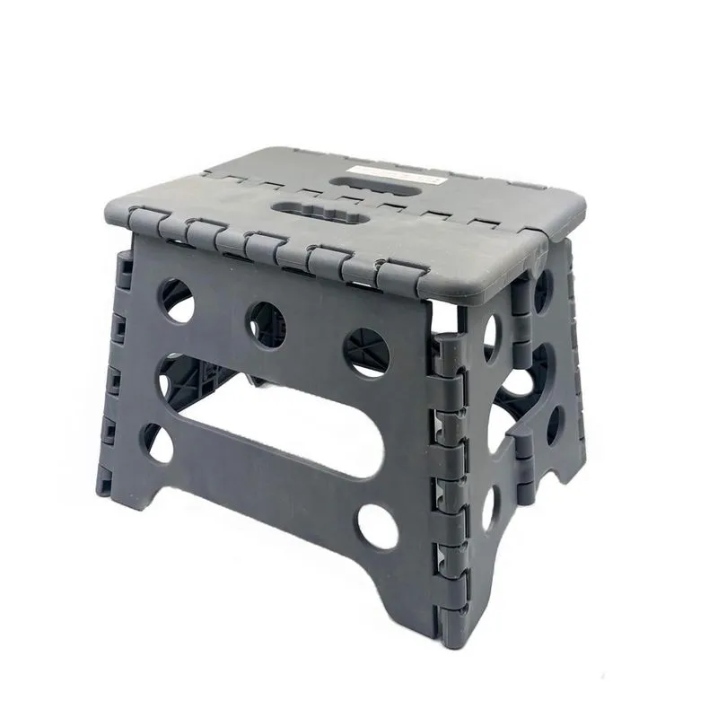 Banco Cadeira Dobravel Cinza 18X23X19Cm
