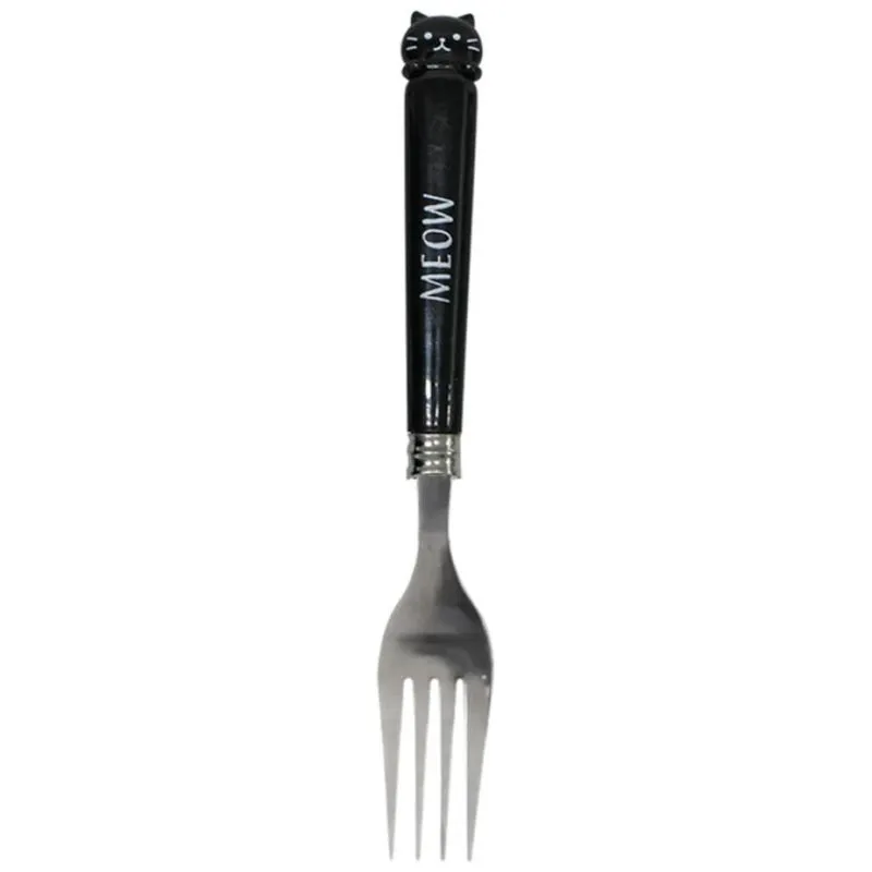 Garfo De Aço Inox - Modelo: Gato Preto - Daiso