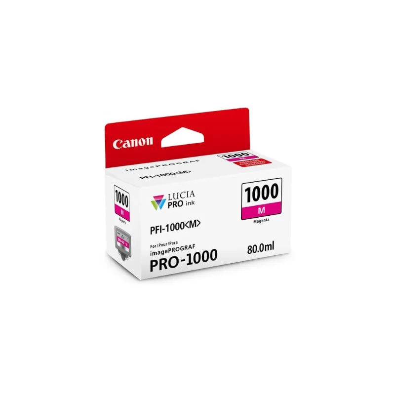 Cartucho tinta canon PFI-1000 magenta original