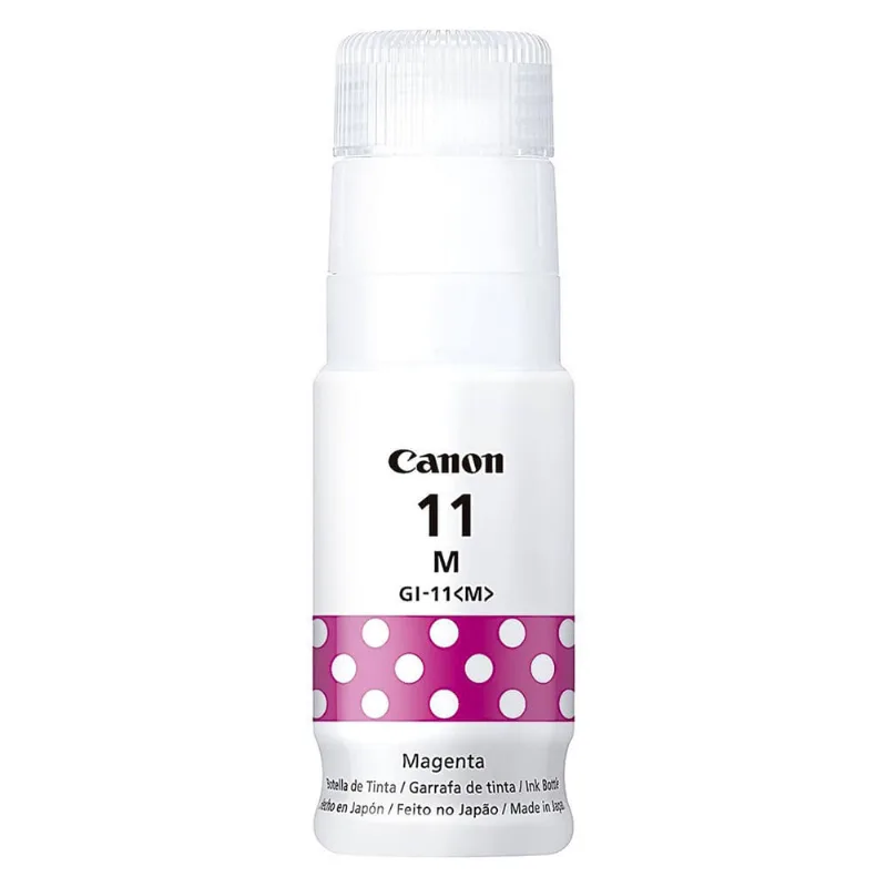 Tinta Canon GI-11 GI-11M GI11M Magenta Original para Impressora Mega Tank G3160 G2160 G-3160 G-2160 Refil 70ml