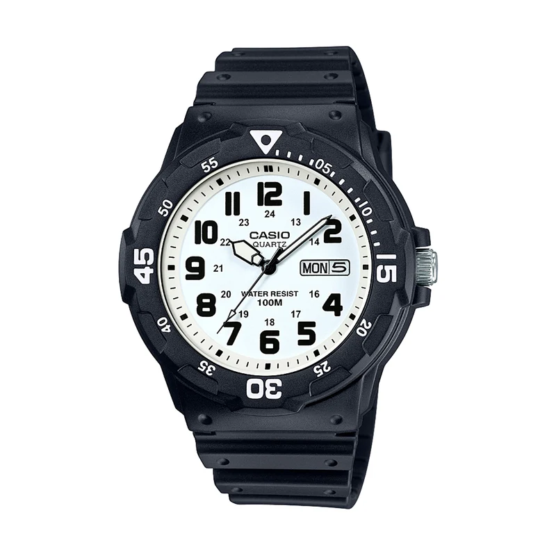 White Dial Analogue Watch - Black Black / OneFit