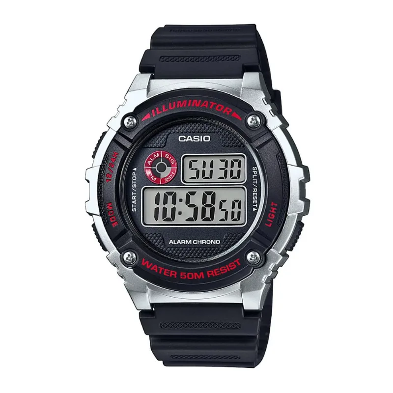 Reloj Casio Análogo W-216H-1CVDF Hombre