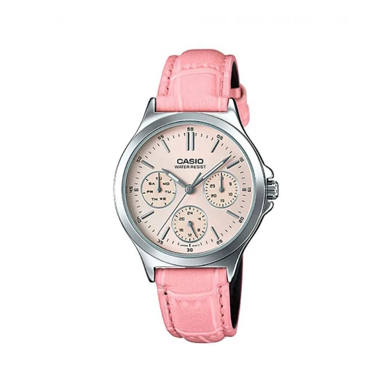 Reloj Casio Ltpv300l-4audf Celeste Mujer