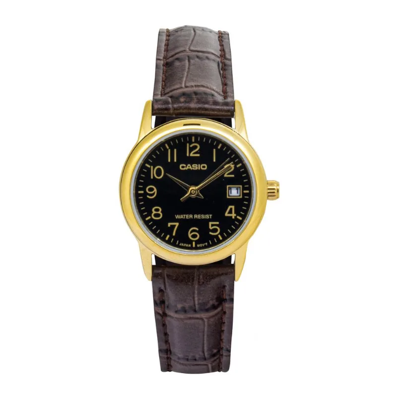 Reloj Casio Ltp_v002gl_1b Marrón Mujer