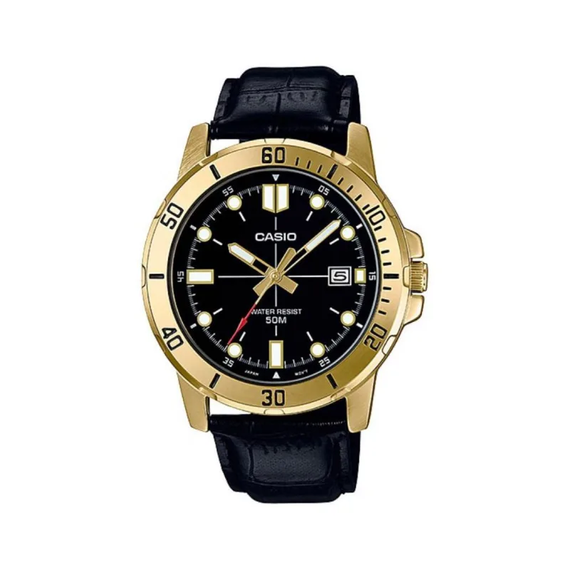 Reloj Casio Mtp_vd01gl_1ev Negro Hombre